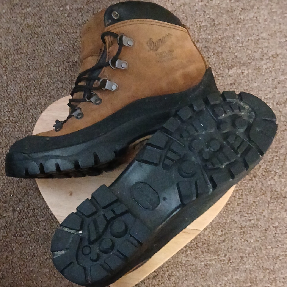 Danner Brown and Black Hiking Boots with Ankle Support